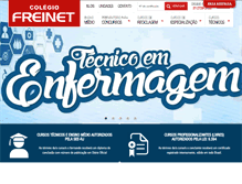 Tablet Screenshot of colegiofreinet.com.br